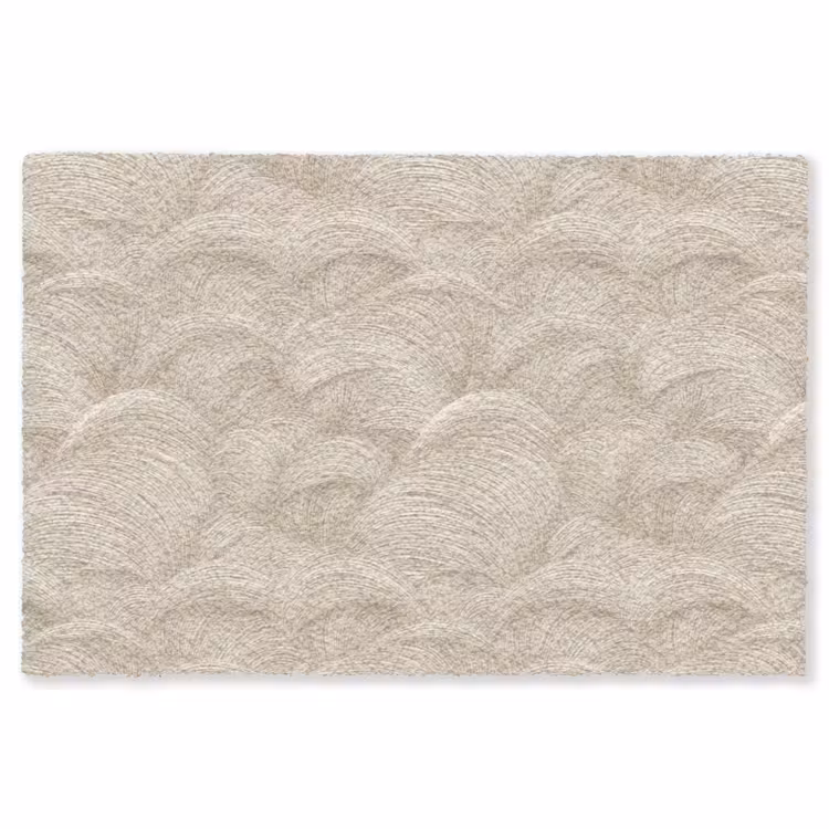 Bogen - Patroon - Beige Vloerkleed Rechthoek klein 1091 -3d