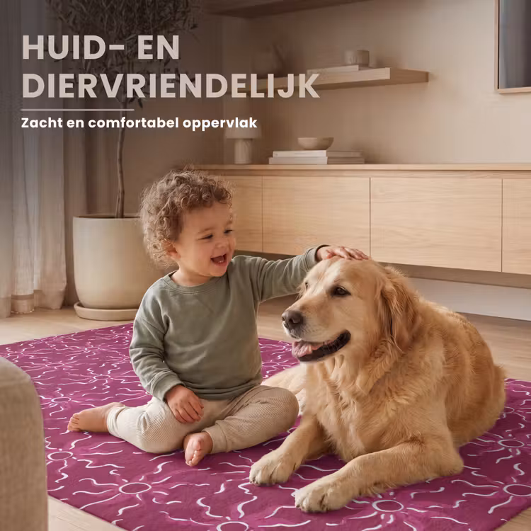 Bohemian - Zon - Magenta Vloerkleed Rechthoek klein 1091 -uniquesellingpoint_zacht_NL