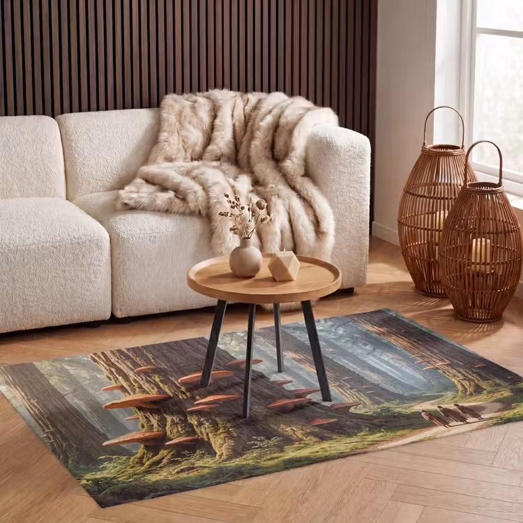 Vloerkleed - Bos - Bomen - Natuur - Bos - Bomen - Natuur Vloerkleed Rechthoek klein