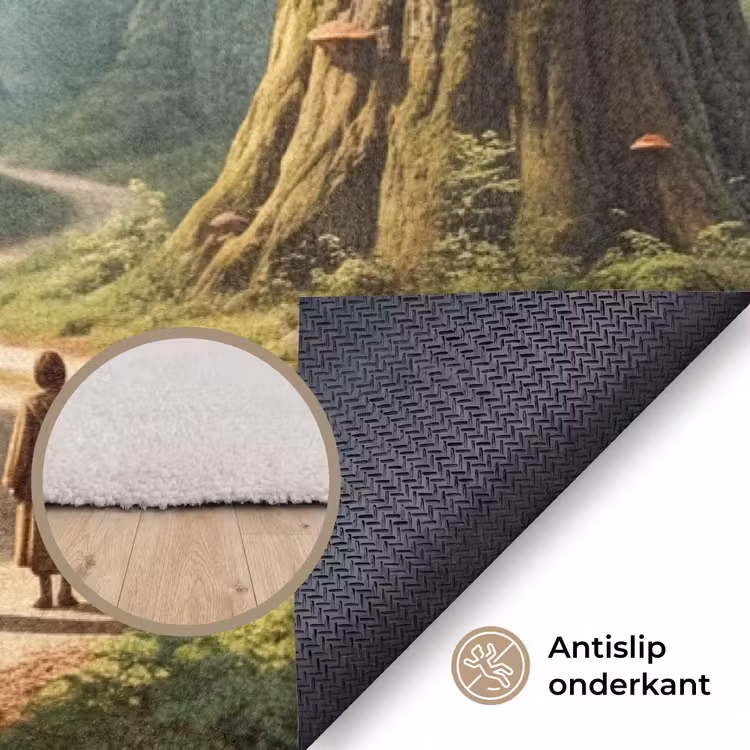 Vloerkleed - Bos - Bomen - Natuur - Bos - Bomen - Natuur Vloerkleed Rechthoek klein
