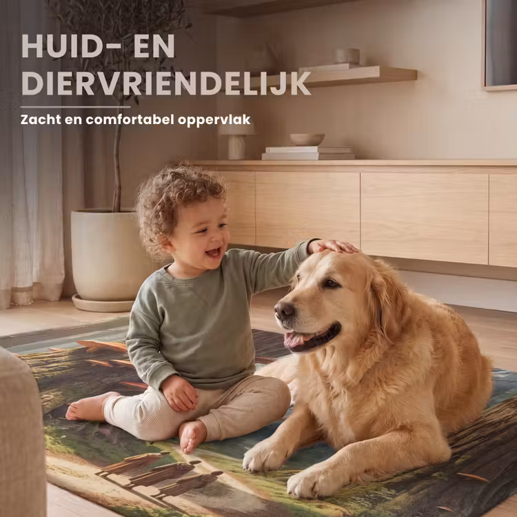 Vloerkleed - Bos - Bomen - Natuur - Bos - Bomen - Natuur Vloerkleed Rechthoek klein