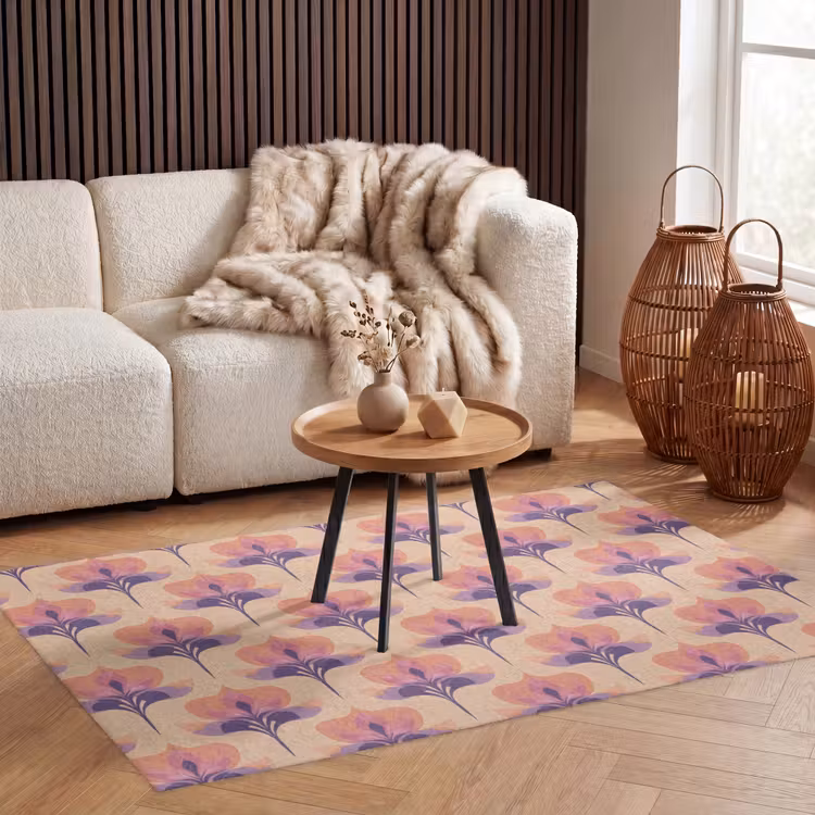 Botanisch - Patroon - Pastel Vloerkleed Rechthoek klein 1091 -atmosphere_sfeer2_global