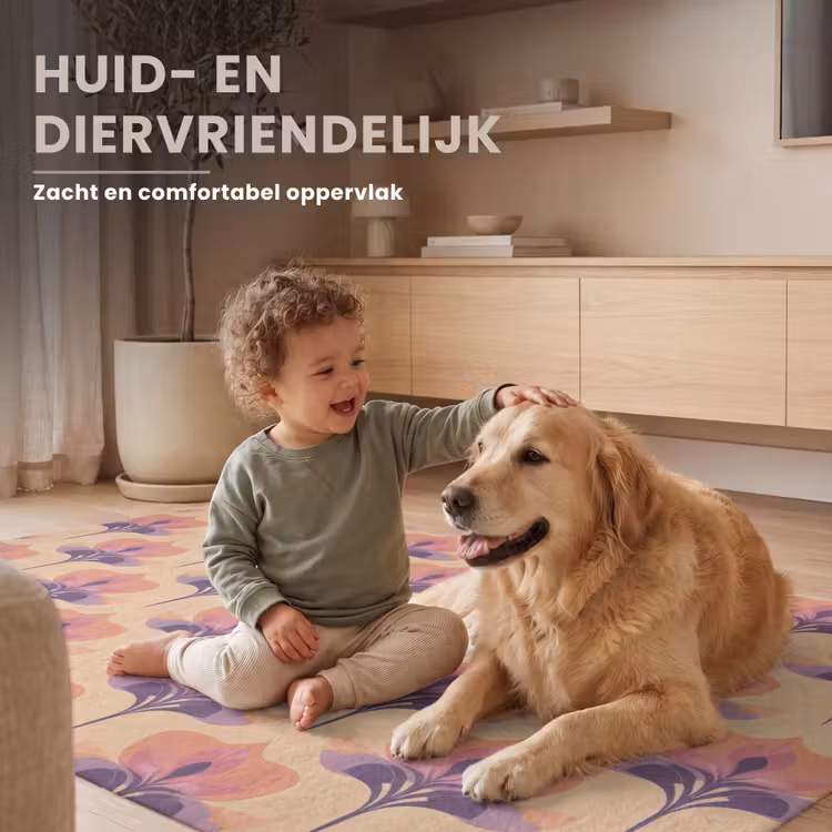 Botanisch - Patroon - Pastel Vloerkleed Rechthoek klein 1091 -uniquesellingpoint_zacht_NL