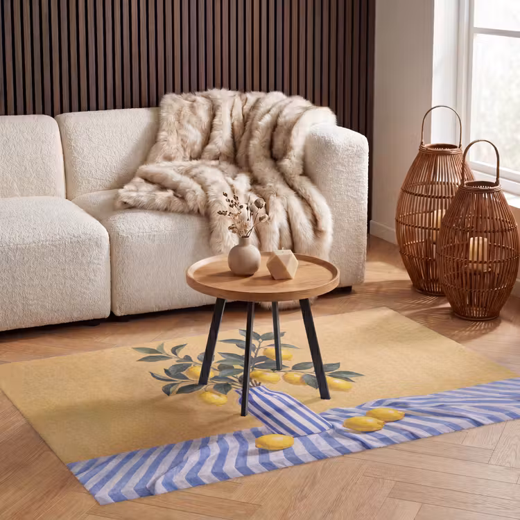 Vloerkleed - Citroen - Stilleven - Modern - Citroen - Stilleven - Modern Vloerkleed Rechthoek klein