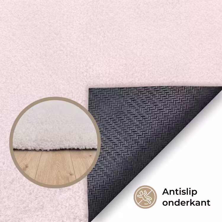 Cowboylaarzen - Roze - Boeket - Bloemen Vloerkleed Rechthoek klein -uniquesellingpoint_antislip_NL