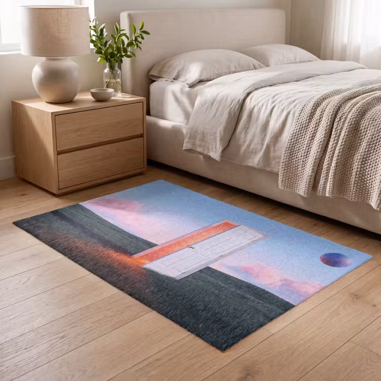 Vloerkleed - Deur - Fantasie - Ruimte - Deur - Fantasie - Ruimte Vloerkleed Rechthoek klein