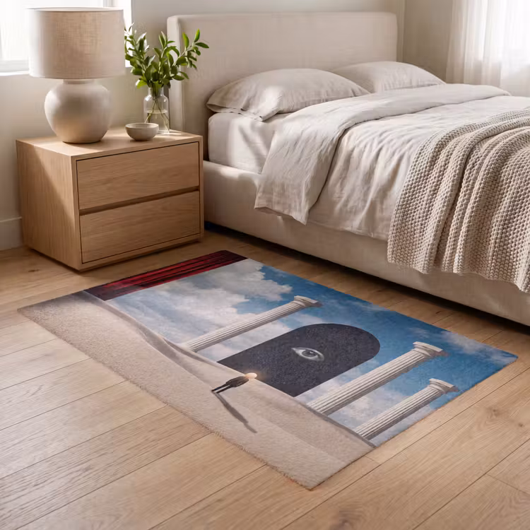 Vloerkleed - Droom - Woestijn - Oog - Droom - Woestijn - Oog Vloerkleed Rechthoek klein