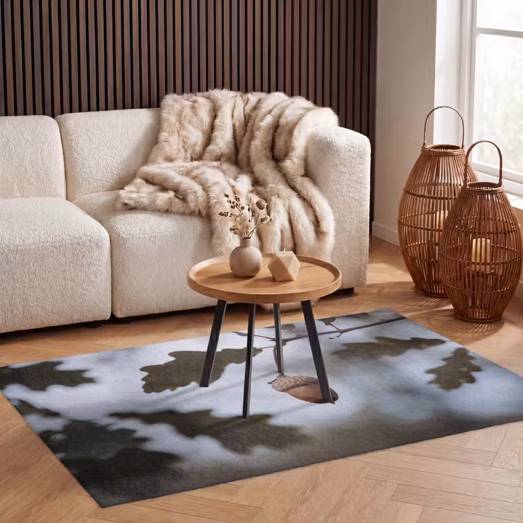 Eikel - Eikenblad - Bos - Herfst - Natuur Vloerkleed Rechthoek klein -atmosphere_sfeer2_global