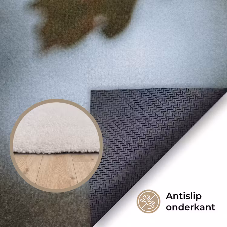 Eikel - Eikenblad - Bos - Herfst - Natuur Vloerkleed Rechthoek klein -uniquesellingpoint_antislip_NL