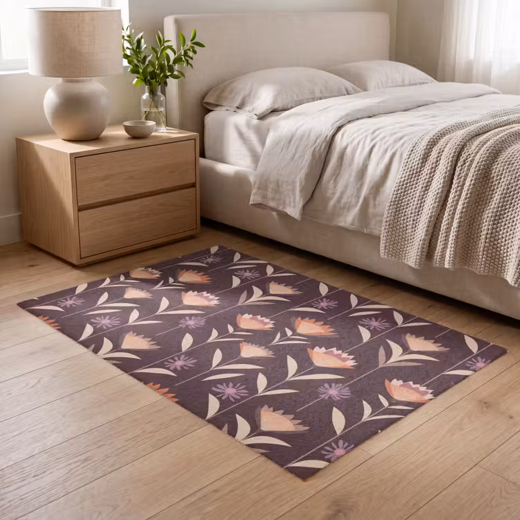 Elegant - Retro - Bruin Vloerkleed Rechthoek klein 1091 -atmosphere_sfeer3_global