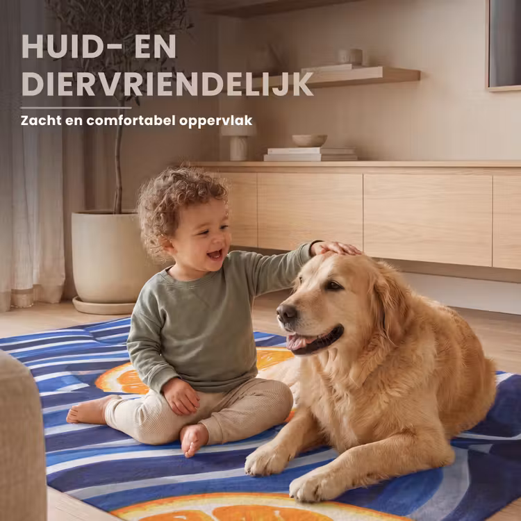 Vloerkleed - Eten - Fruit - Oranje - Eten - Fruit - Oranje Vloerkleed Rechthoek klein