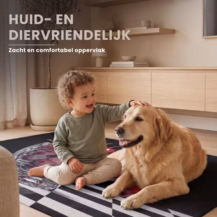 Vloerkleed - Eten - Kersen - Rood - Eten - Kersen - Rood Vloerkleed Rechthoek klein