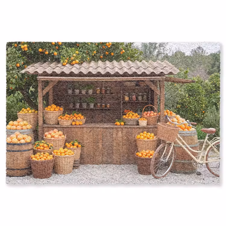 Vloerkleed - Fruit - Markt - Landelijk - Fruit - Markt - Landelijk Vloerkleed Rechthoek klein