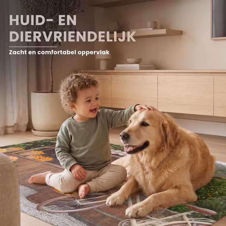 Vloerkleed - Fruit - Markt - Landelijk - Fruit - Markt - Landelijk Vloerkleed Rechthoek klein