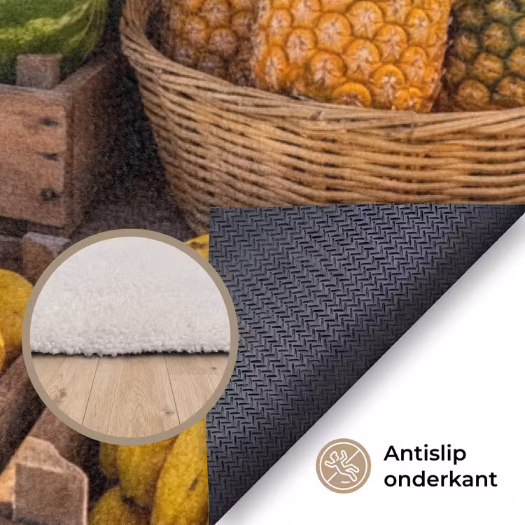 Vloerkleed - Fruit - Strand - Tropisch - Fruit - Strand - Tropisch Vloerkleed Rechthoek klein