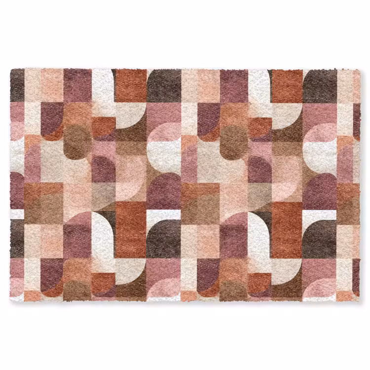 Geometrie - Modern - Retro Vloerkleed Rechthoek klein 1091 -3d