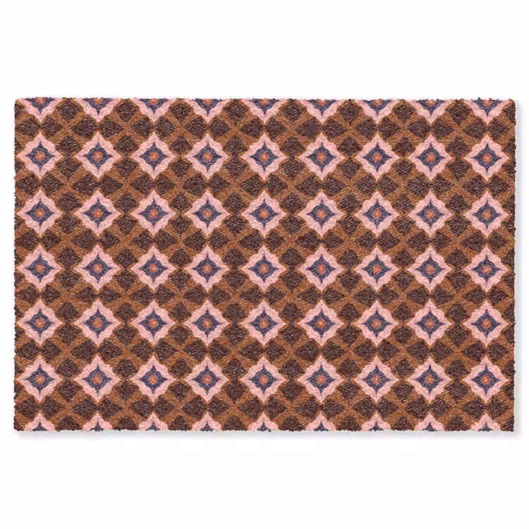 Geometrisch - Sierlijk - Bruin Vloerkleed Rechthoek klein 1091 -3d