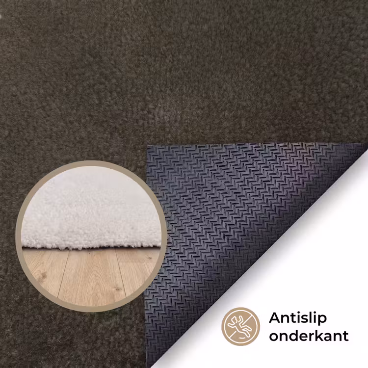 Gezicht - Roos - Roze Vloerkleed Rechthoek klein -uniquesellingpoint_antislip_NL