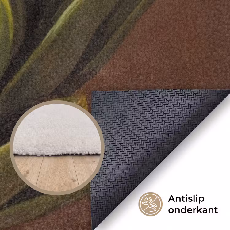 Vloerkleed - Groente - Artisjok - Groen - Groente - Artisjok - Groen Vloerkleed Rechthoek klein