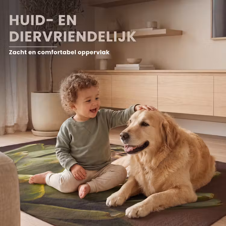 Vloerkleed - Groente - Artisjok - Groen - Groente - Artisjok - Groen Vloerkleed Rechthoek klein