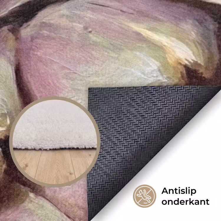 Vloerkleed - Groente - Stilleven - Schilderij - Groente - Stilleven - Schilderij Vloerkleed Rechthoek klein