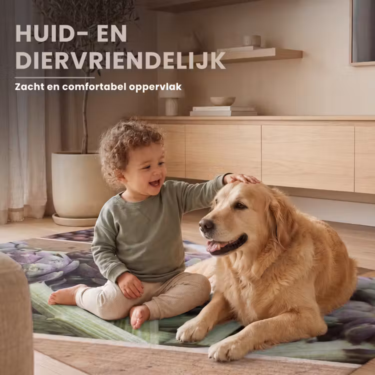 Vloerkleed - Groenten - Markt - Vers - Groenten - Markt - Vers Vloerkleed Rechthoek klein