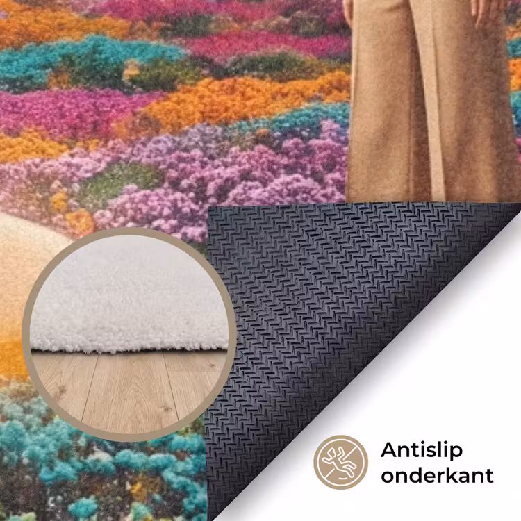 Vloerkleed - Handen - Ei - Surrealisme - Handen - Ei - Surrealisme Vloerkleed Rechthoek klein