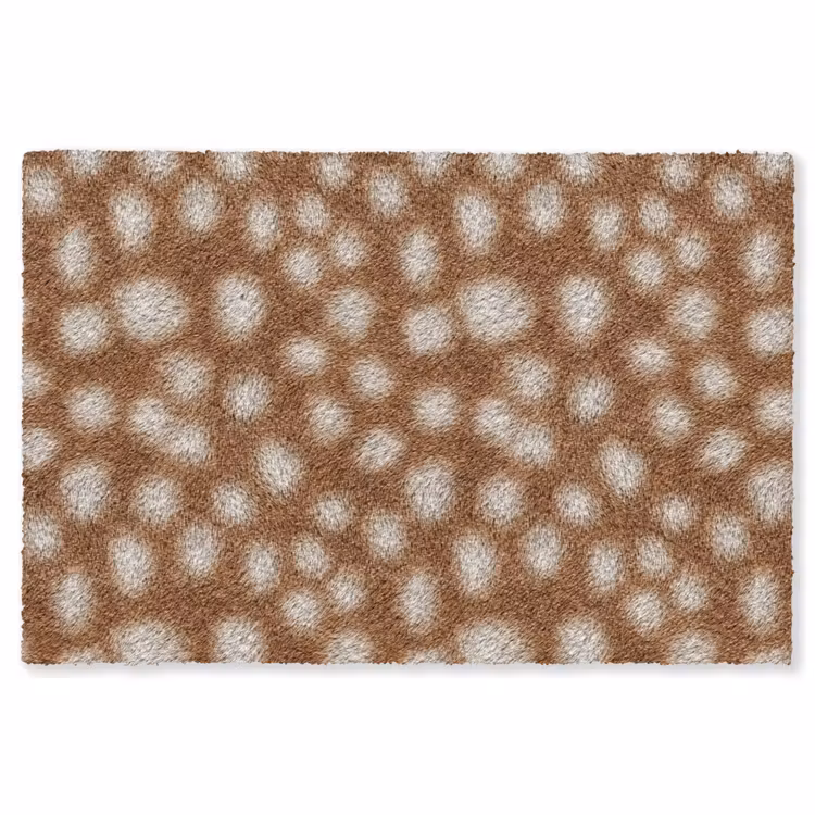 Hert - Bruin - Vacht Vloerkleed Rechthoek klein 1091 -3d