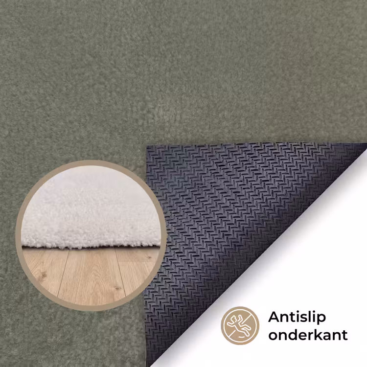 Japandi - Groen - Abstract - Modern Vloerkleed Rechthoek klein -uniquesellingpoint_antislip_NL