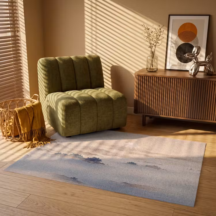 Japans - Landschap - Beige Vloerkleed Rechthoek klein -atmosphere_sfeer1_global