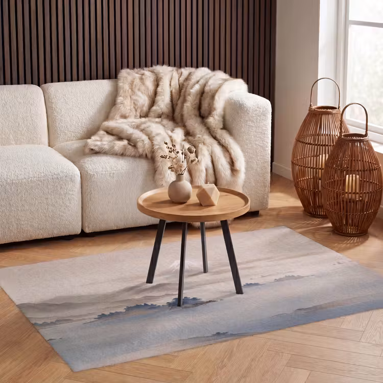 Japans - Landschap - Beige Vloerkleed Rechthoek klein -atmosphere_sfeer2_global