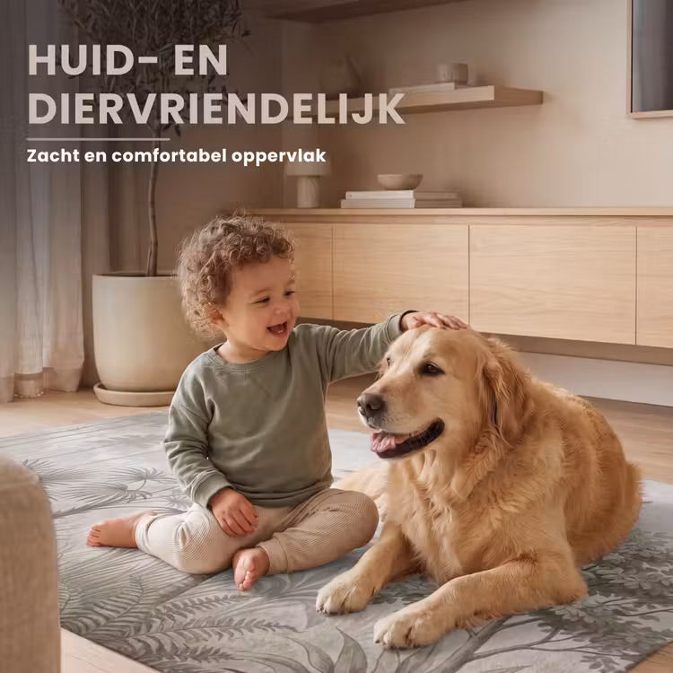 Jungle - Palmbomen - Natuur Vloerkleed Rechthoek klein -uniquesellingpoint_zacht_NL