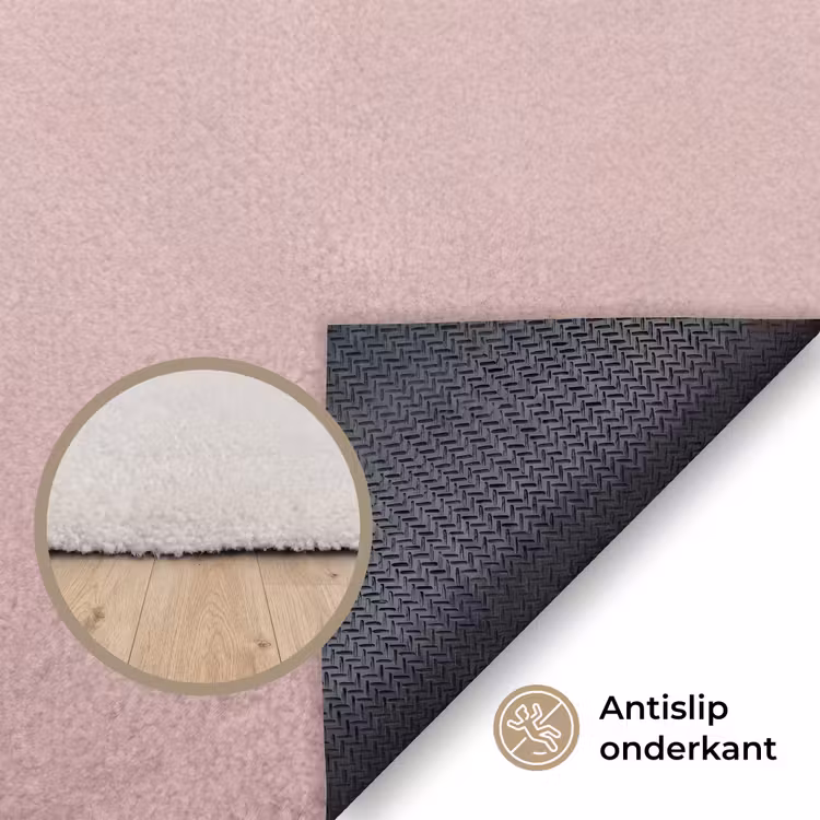 Kaketoe - Portret - Roze Vloerkleed Rechthoek klein -uniquesellingpoint_antislip_NL