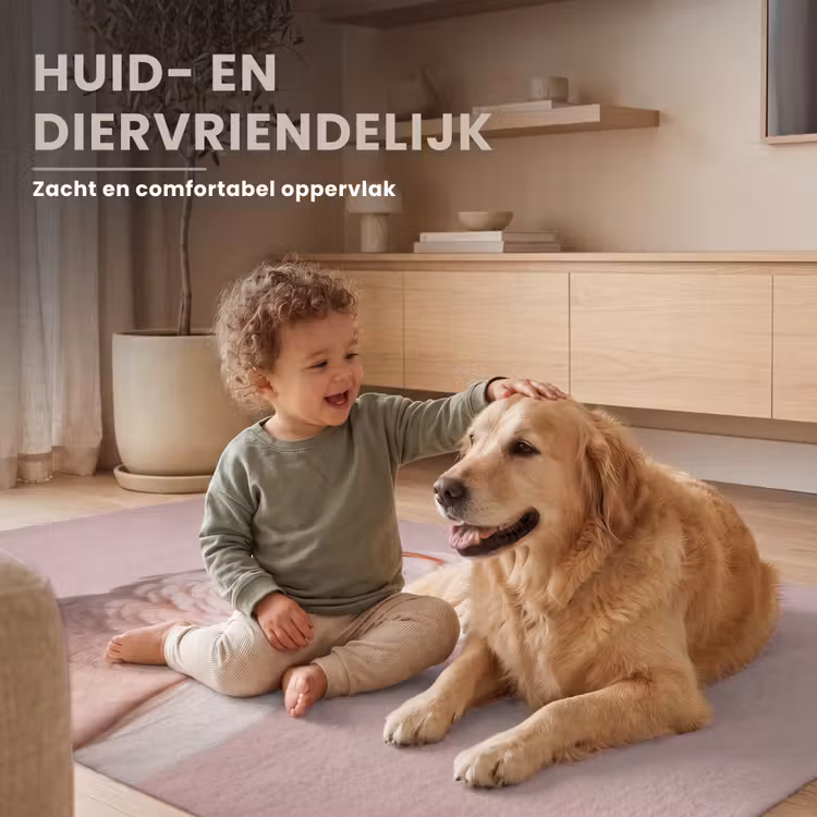 Kaketoe - Portret - Roze Vloerkleed Rechthoek klein -uniquesellingpoint_zacht_NL