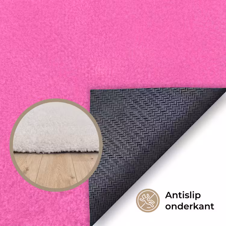 Kers - Roze - Fruit Vloerkleed Rechthoek klein -uniquesellingpoint_antislip_NL