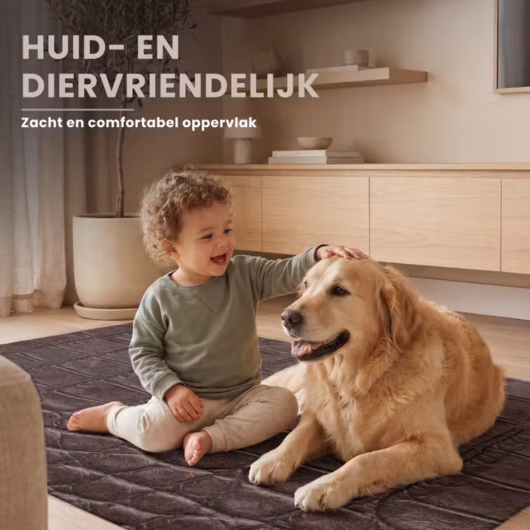 Krokodil - Leer - Bruin Vloerkleed Rechthoek klein -uniquesellingpoint_USP_zachtNL_DE