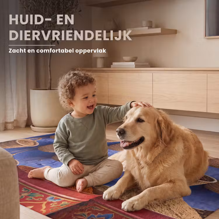 Vloerkleed - Kruiden - Manden - Markt - Kruiden - Manden - Markt Vloerkleed Rechthoek klein