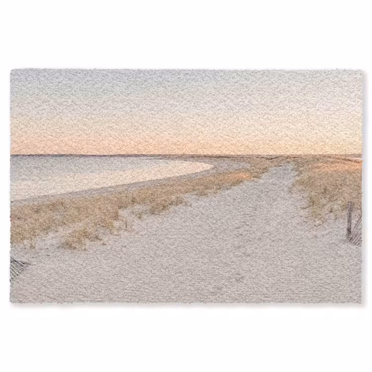 Kustlijn - Horizon - Hek Vloerkleed Rechthoek klein -3d