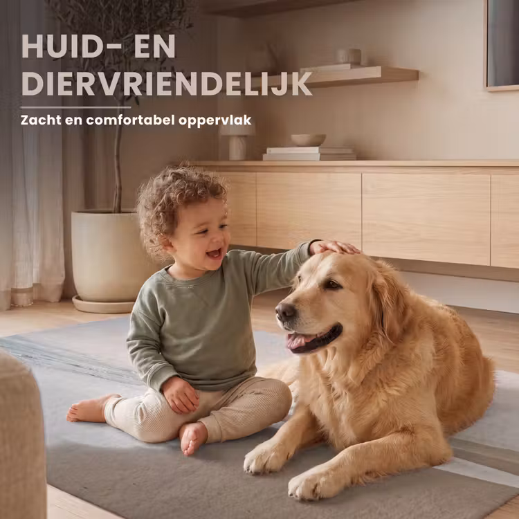 Kustlijn - Strand - Oceaan Vloerkleed Rechthoek klein -uniquesellingpoint_zacht_NL