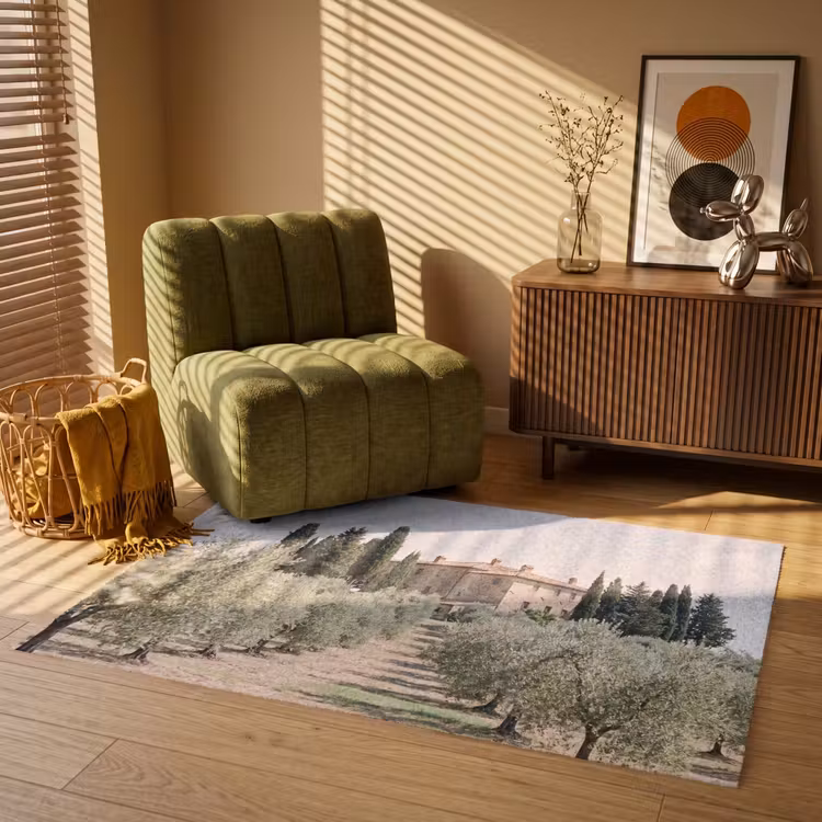Vloerkleed - Landhuis - olijfboom - gaard - Landhuis - olijfboom - gaard Vloerkleed Rechthoek klein