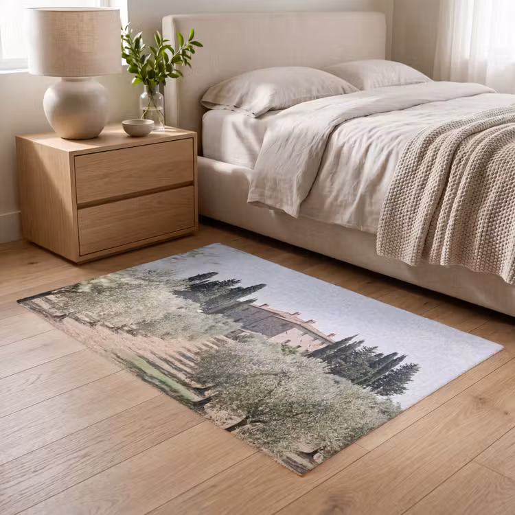 Vloerkleed - Landhuis - olijfboom - gaard - Landhuis - olijfboom - gaard Vloerkleed Rechthoek klein
