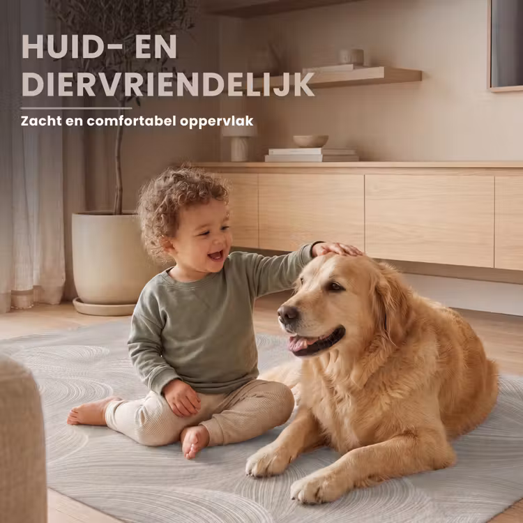 Lijnen - Waaier - Beige Vloerkleed Rechthoek klein 1091 -uniquesellingpoint_USP_zachtNL_DE