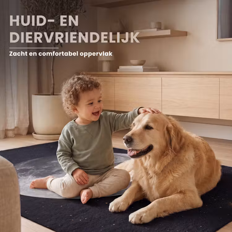 Vloerkleed - Maan - Sterren - Ruimte - Maan - Sterren - Ruimte Vloerkleed Rechthoek klein
