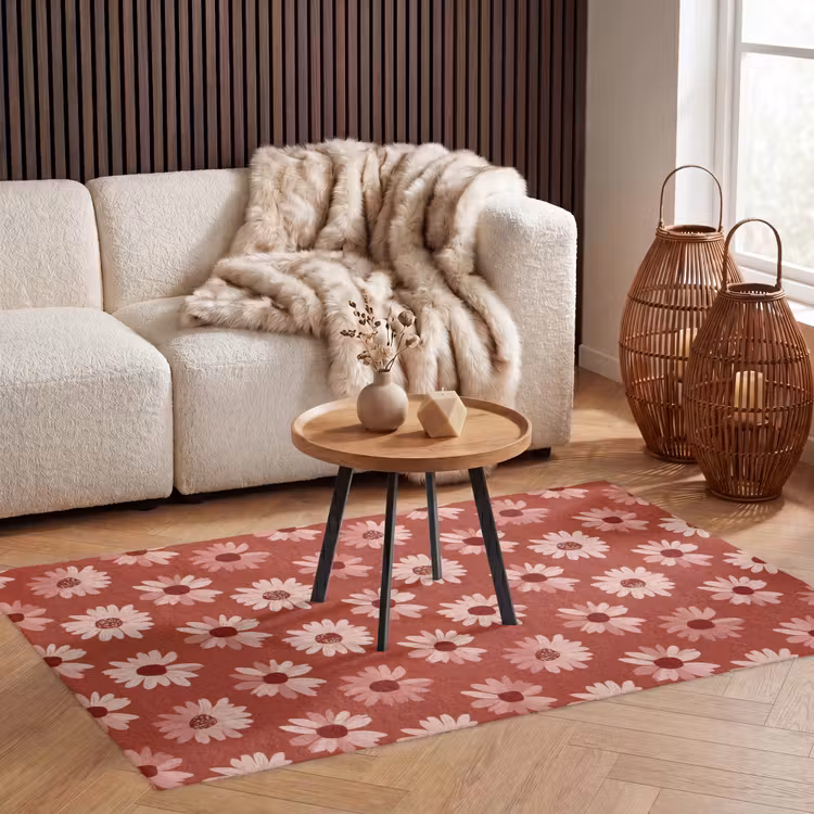 Madelief - Retro - Terracotta Vloerkleed Rechthoek klein 1091 -atmosphere_sfeer2_global