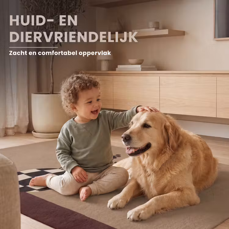 Minimalistisch - Vaas - Bloemen - Bruin Vloerkleed Rechthoek klein -uniquesellingpoint_zacht_NL