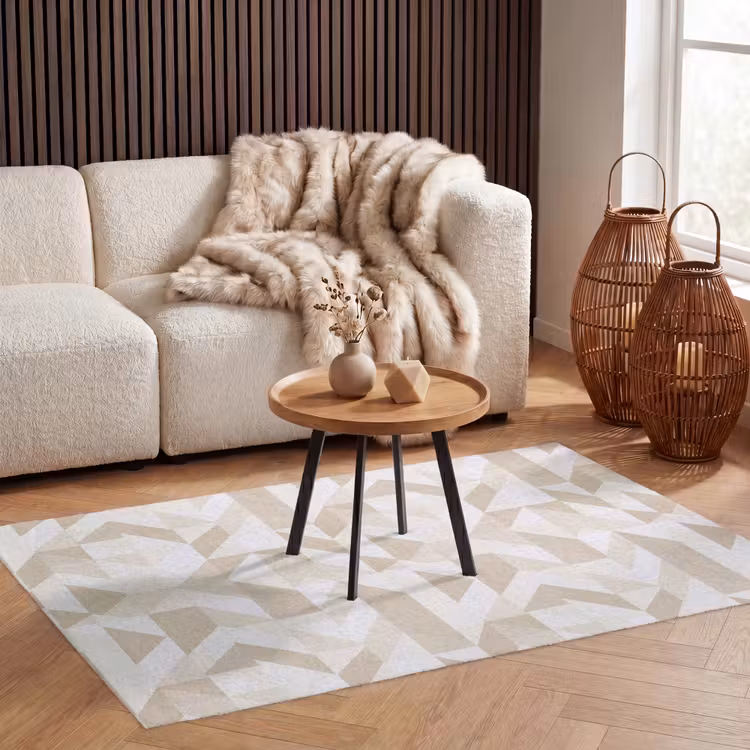 Modern - Abstract - Beige Vloerkleed Rechthoek klein 1091 -atmosphere_sfeer2_global