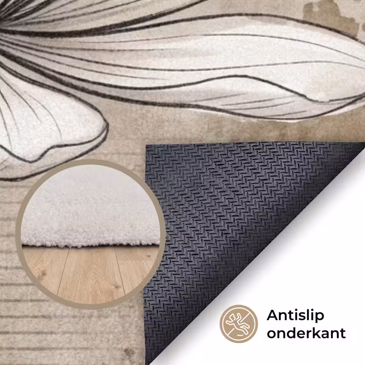 Modern - Design - Wit Vloerkleed Rechthoek klein -uniquesellingpoint_antislip_NL_DE
