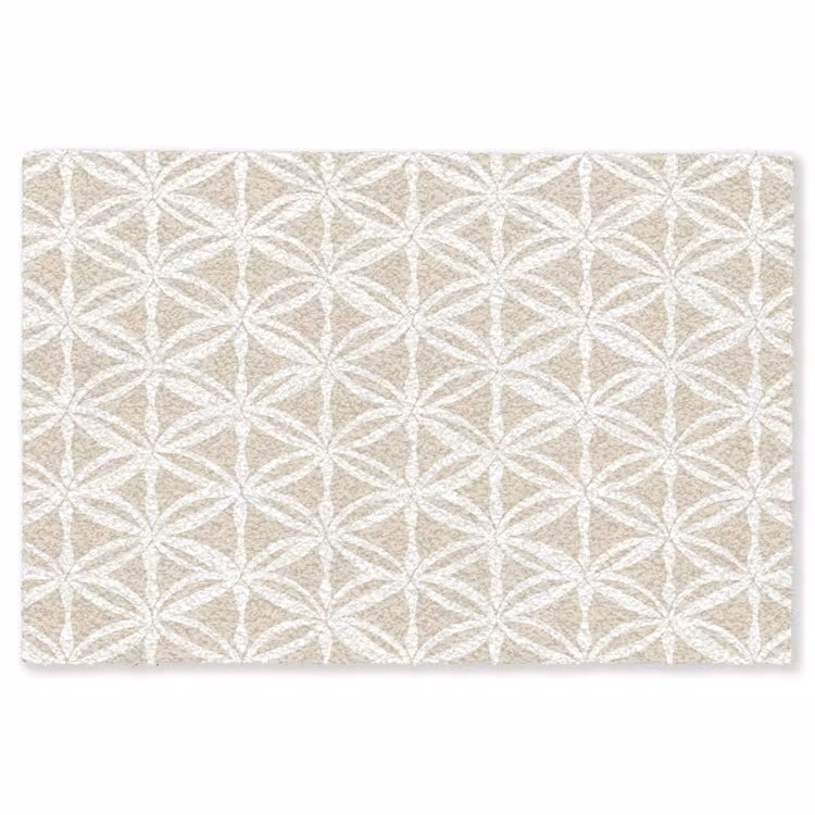Motief - Modern - Beige Vloerkleed Rechthoek klein 1091 -3d