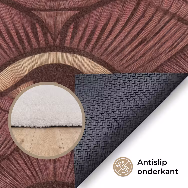 Mystiek - Ogen - Bruin Vloerkleed Rechthoek klein 1091 -uniquesellingpoint_antislip_NL
