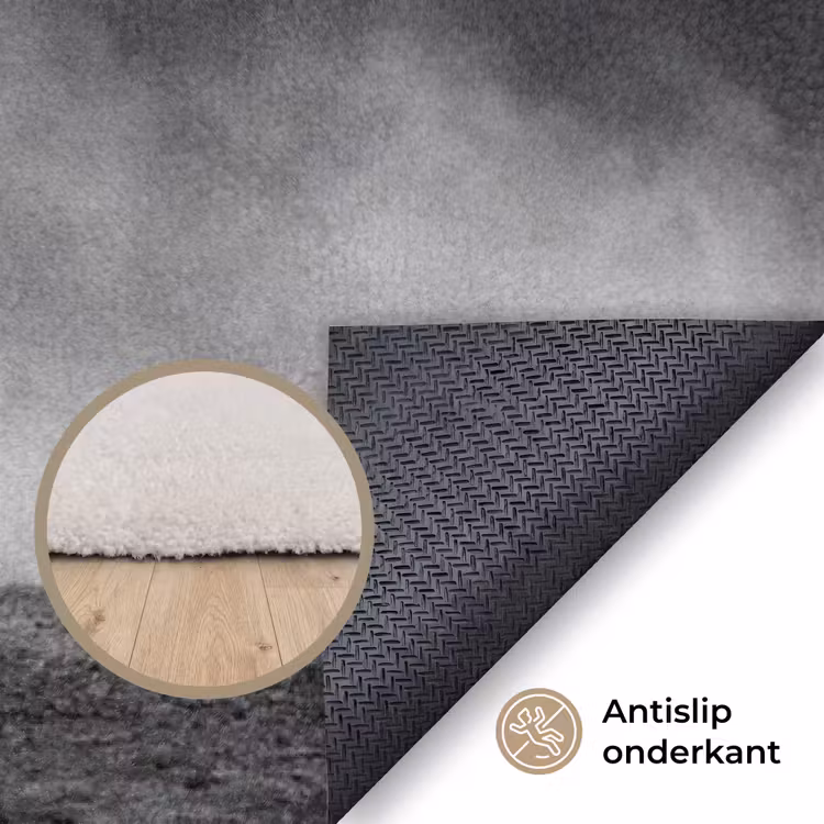 Olifant - Zwart - Wit - Rook Vloerkleed Rechthoek klein -uniquesellingpoint_antislip_NL_DE